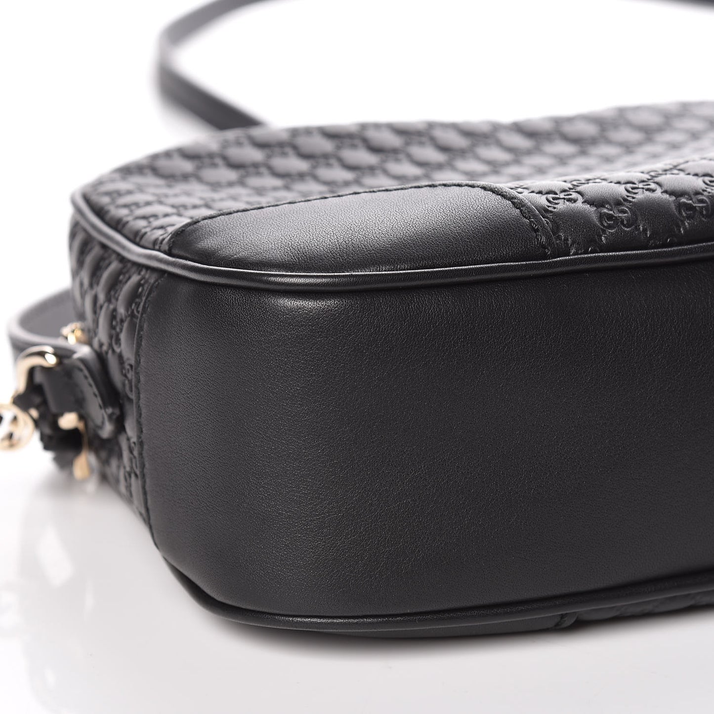 Microguccissima Mini Bree Messenger Bag Black