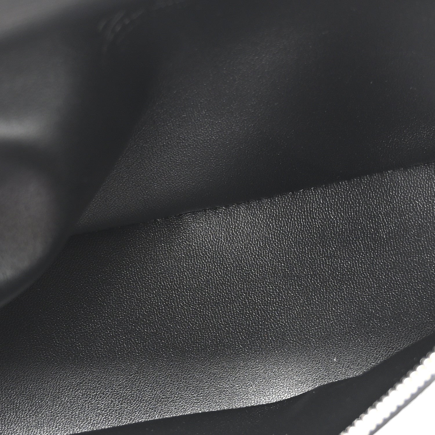 Loro Piana Grained Calfskin L19 Extra Pocket Pouch Black 5 of 9