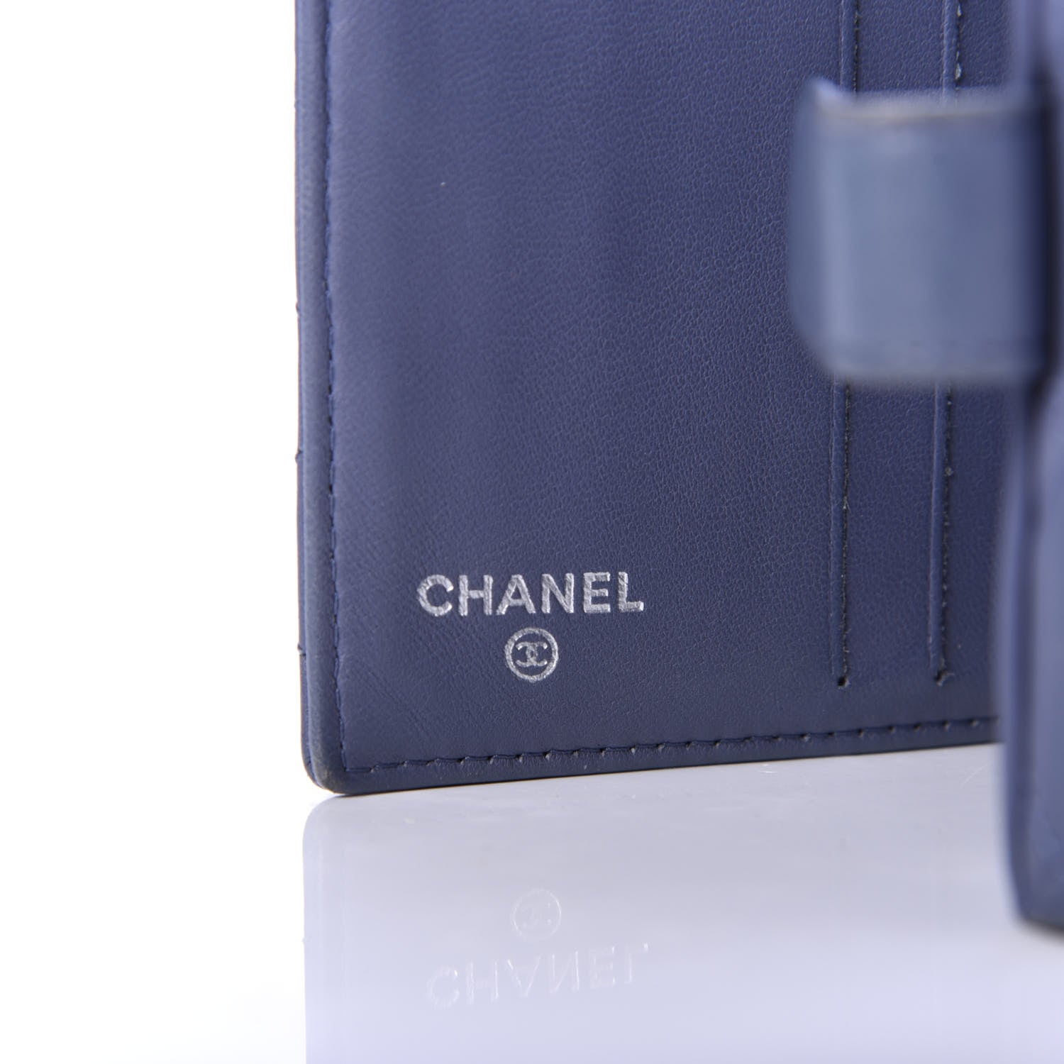Chanel Lambskin Quilted Compact French Flap Wallet Lavender 6 of 10