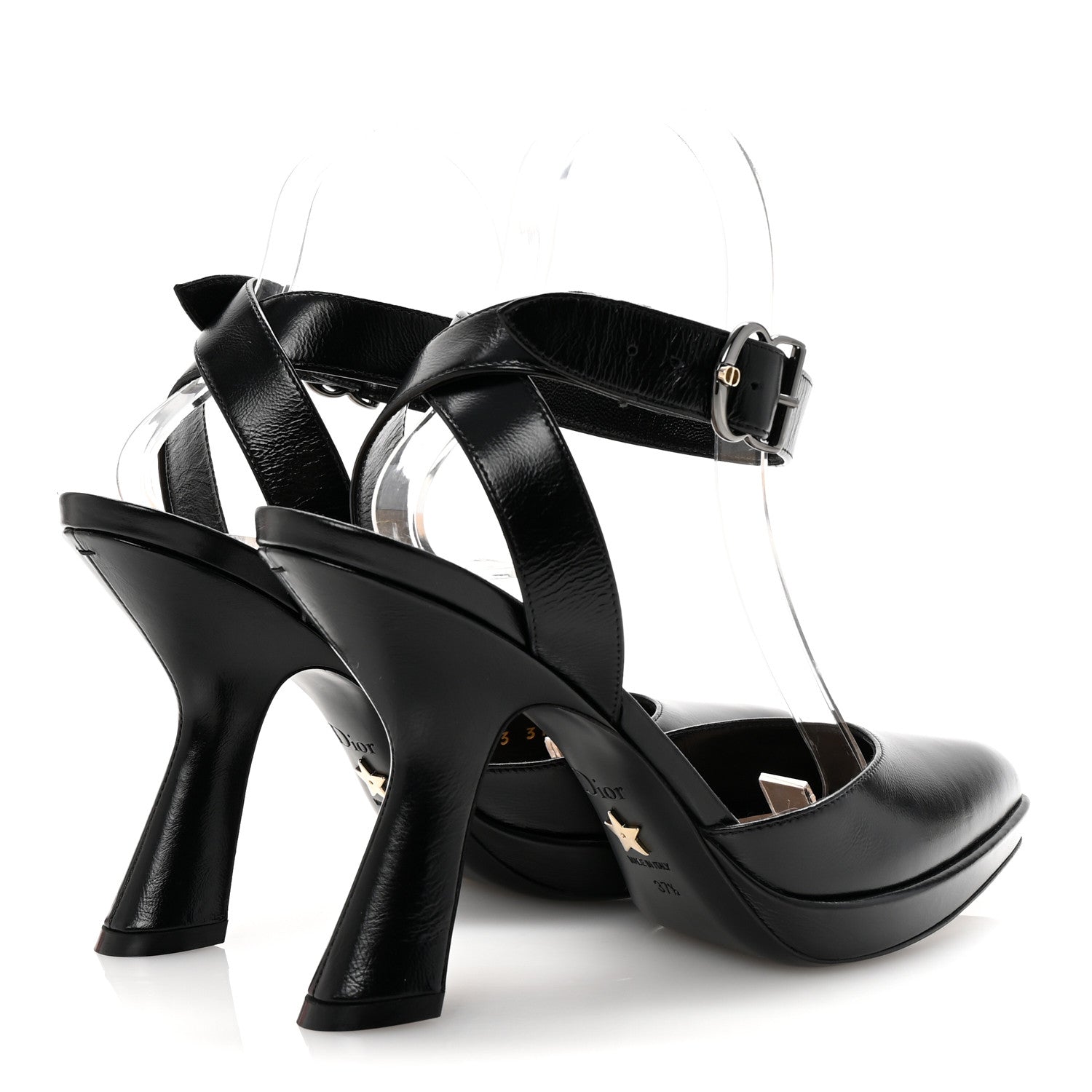Christian Dior Calfskin Soul Pumps 37.5 Black 5 of 9