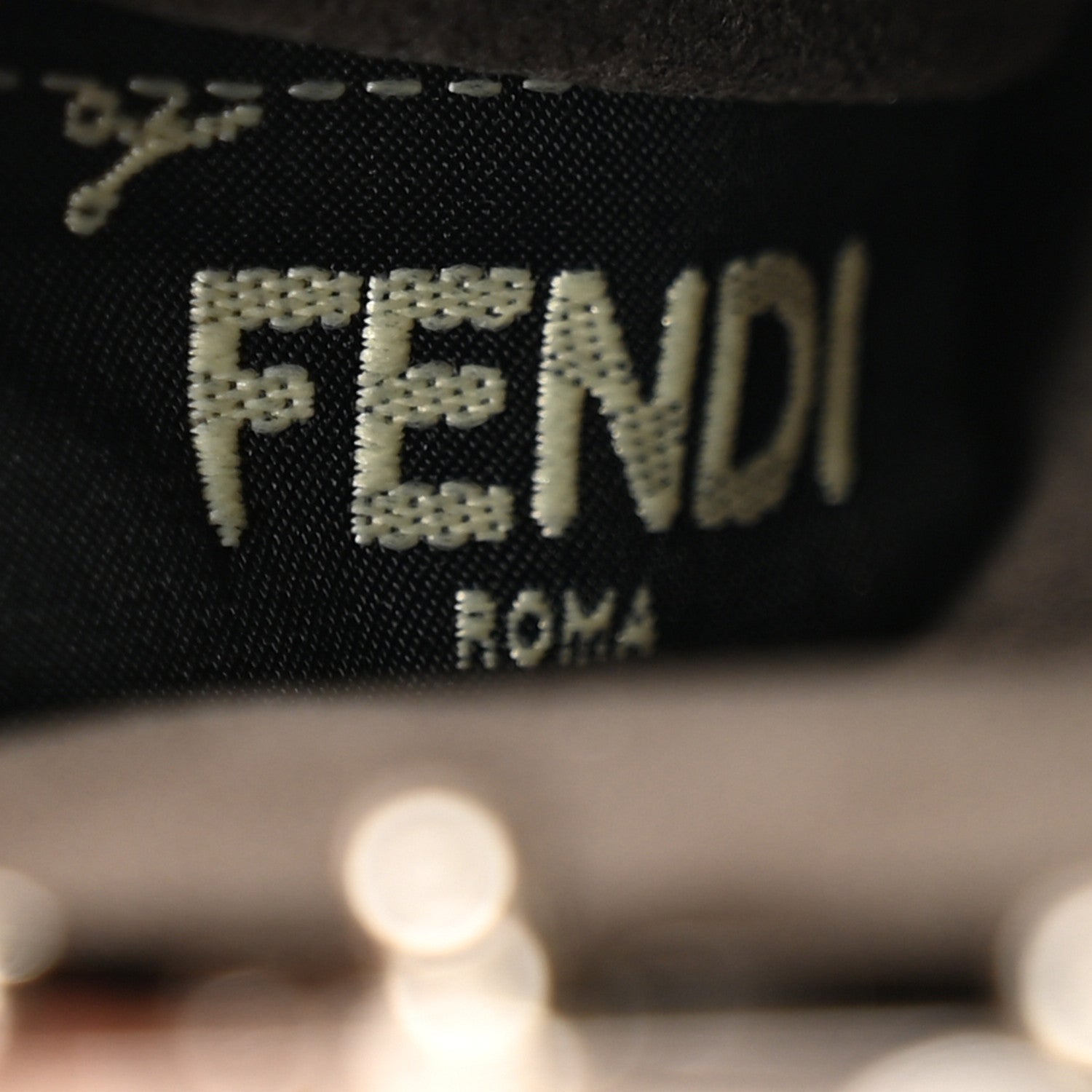 Fendi Shiny Nappa Micro Peekaboo Iconic Satchel White 7 of 13