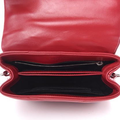 Saint Laurent Calfskin Y Quilted Monogram Toy Loulou Crossbody Bag New Lipstick 5 of 12