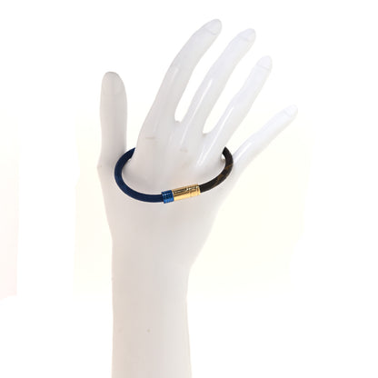 Louis Vuitton Taigarama Split Bracelet 21 Blue 2 of 4
