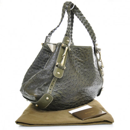 Gucci Ostrich Pelham Tote 2 of 10