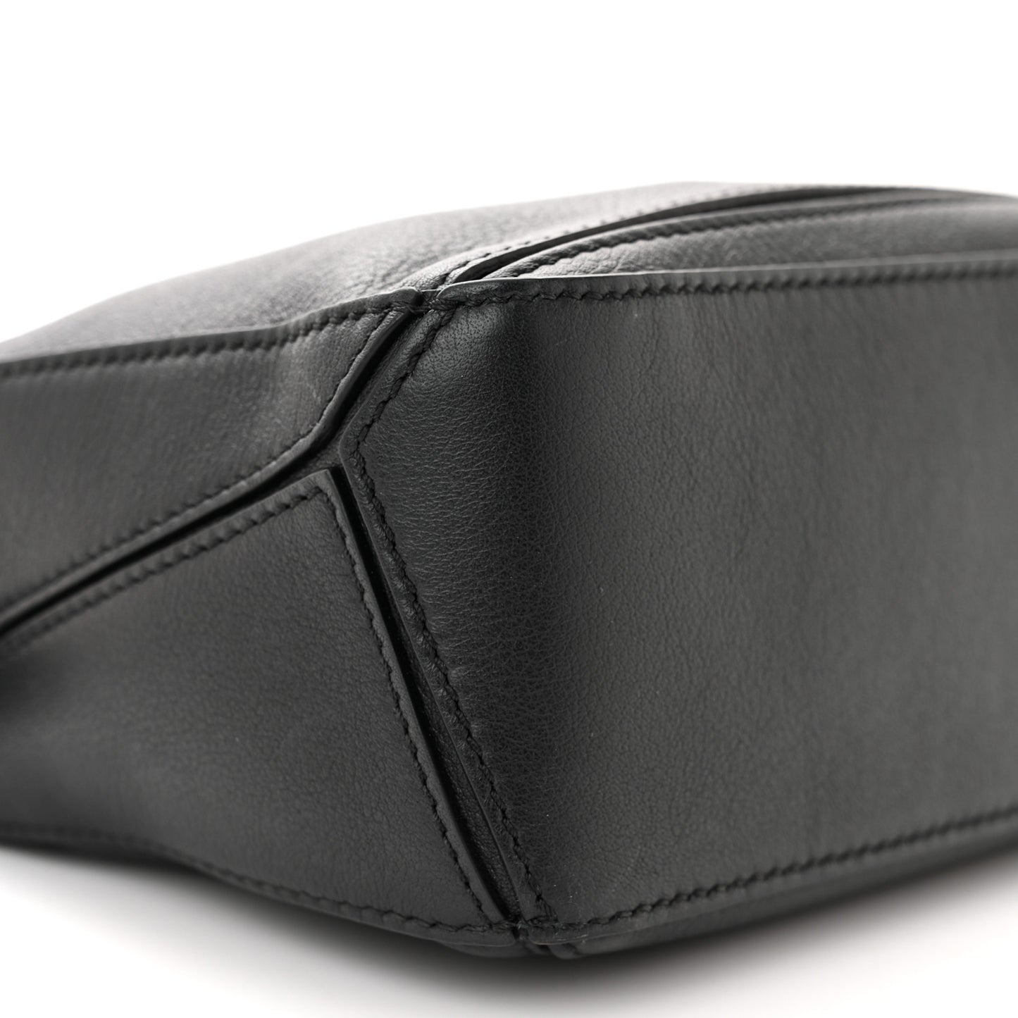 Calfskin Mini Puzzle Bag Black
