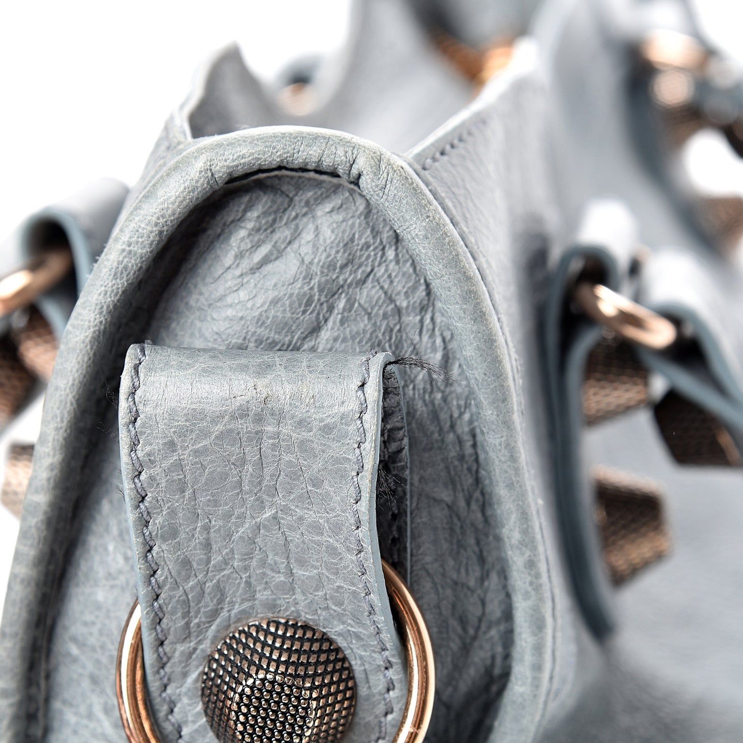 Agneau Giant 12 Rose Gold Hardware City Ardoise