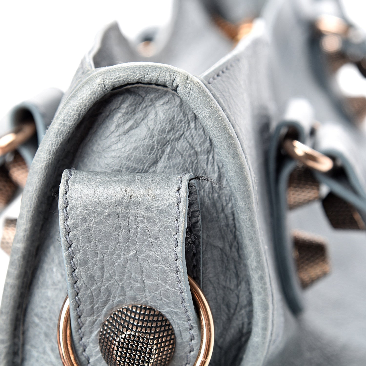 Balenciaga Agneau Giant 12 Rose Gold Hardware City Ardoise 14 of 14