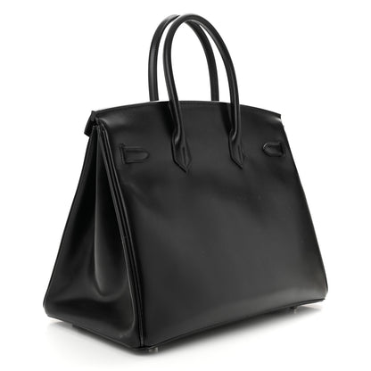 Hermes Box Guilloche Birkin 35 Black 3 of 12