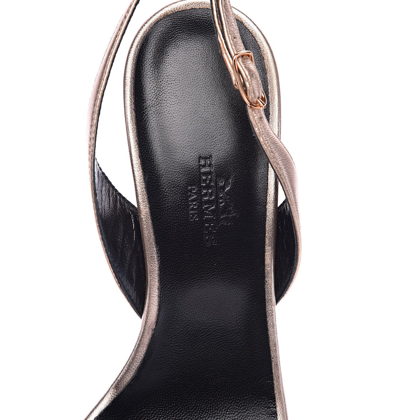 Metallic Nappa Night 70 Slingback Sandals 36 Or Rose