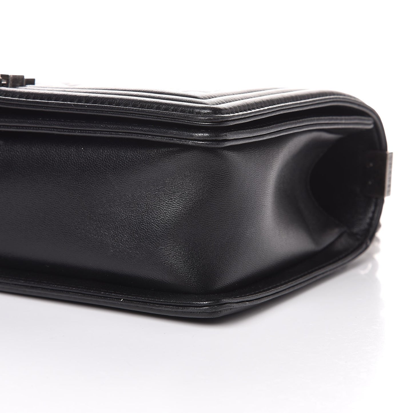 Lambskin Quilted New Medium Boy Flap Black