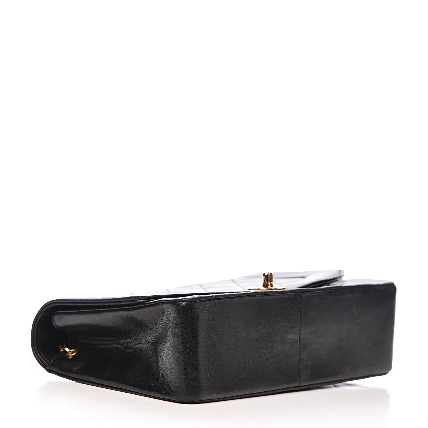 Chanel Lambskin Quilted Medium Single Flap Black 4 of 14