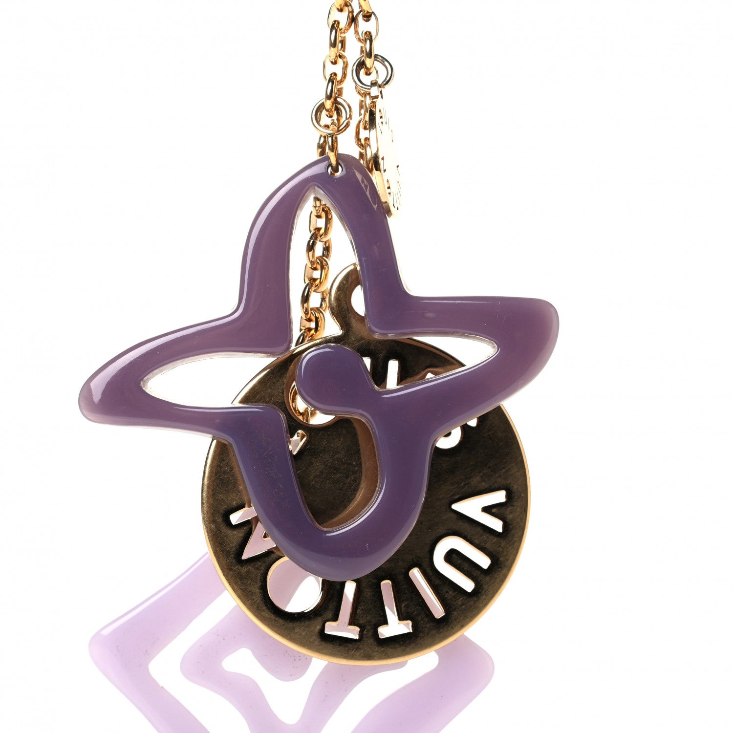 Louis Vuitton Tahitienne Bag Charm Lilac 3 of 4