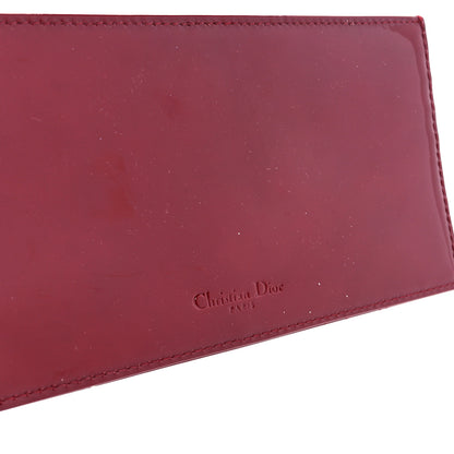 Christian Dior Patent Cannage LADY DIOR Clutch Rouge Ceris 11 of 17