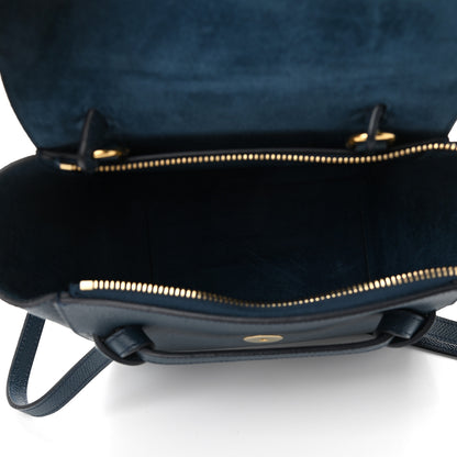 Celine Baby Grained Calfskin Nano Belt Bag Abyss Blue 5 of 10