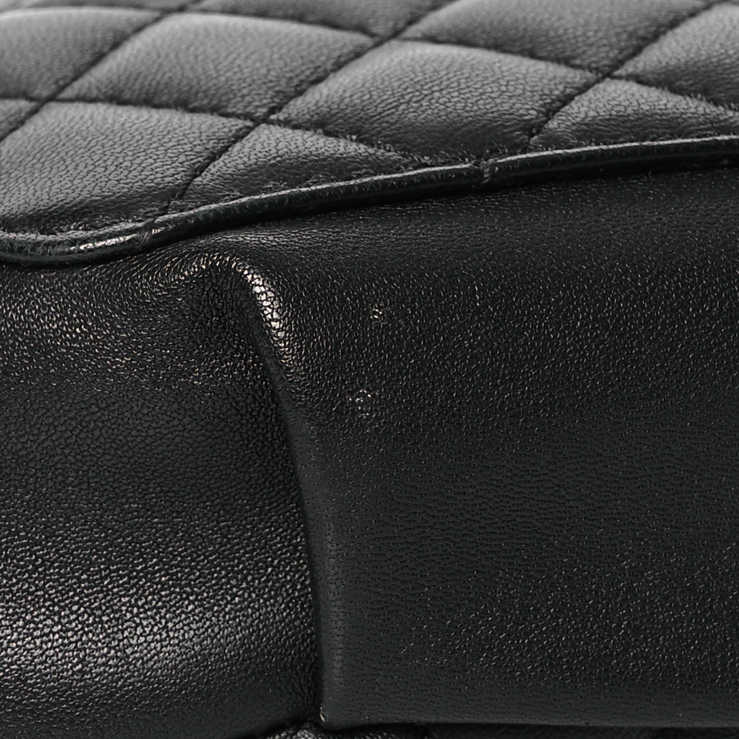 Chanel Lambskin Quilted Waist Bag Fanny Pack Black 11 of 13