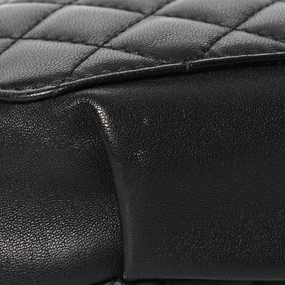 Chanel Lambskin Quilted Waist Bag Fanny Pack Black 11 of 13