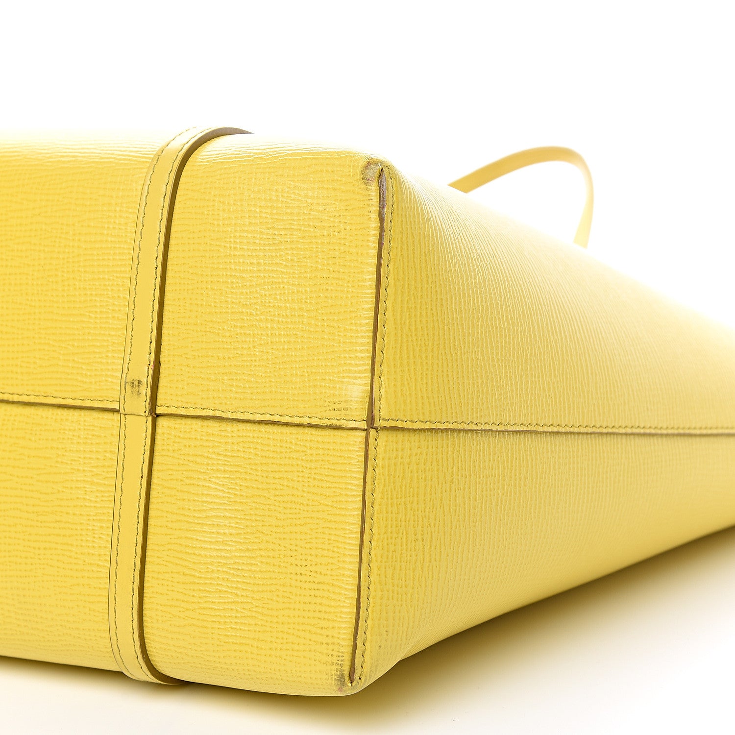 Dolce & Gabbana Textured Calfskin Escape Tote Yellow 12 of 16