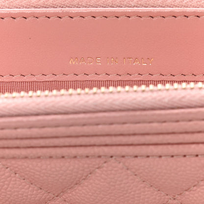 Chanel Caviar Quilted Small Boy Clutch With Chain Pink 7 of 14