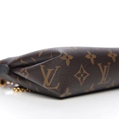 Louis Vuitton Monogram Pallas Clutch Black 7 of 8