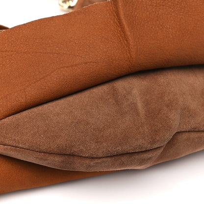 Saint Laurent Calfskin Suede Saint Tropez Ruffle Bag 8 of 9