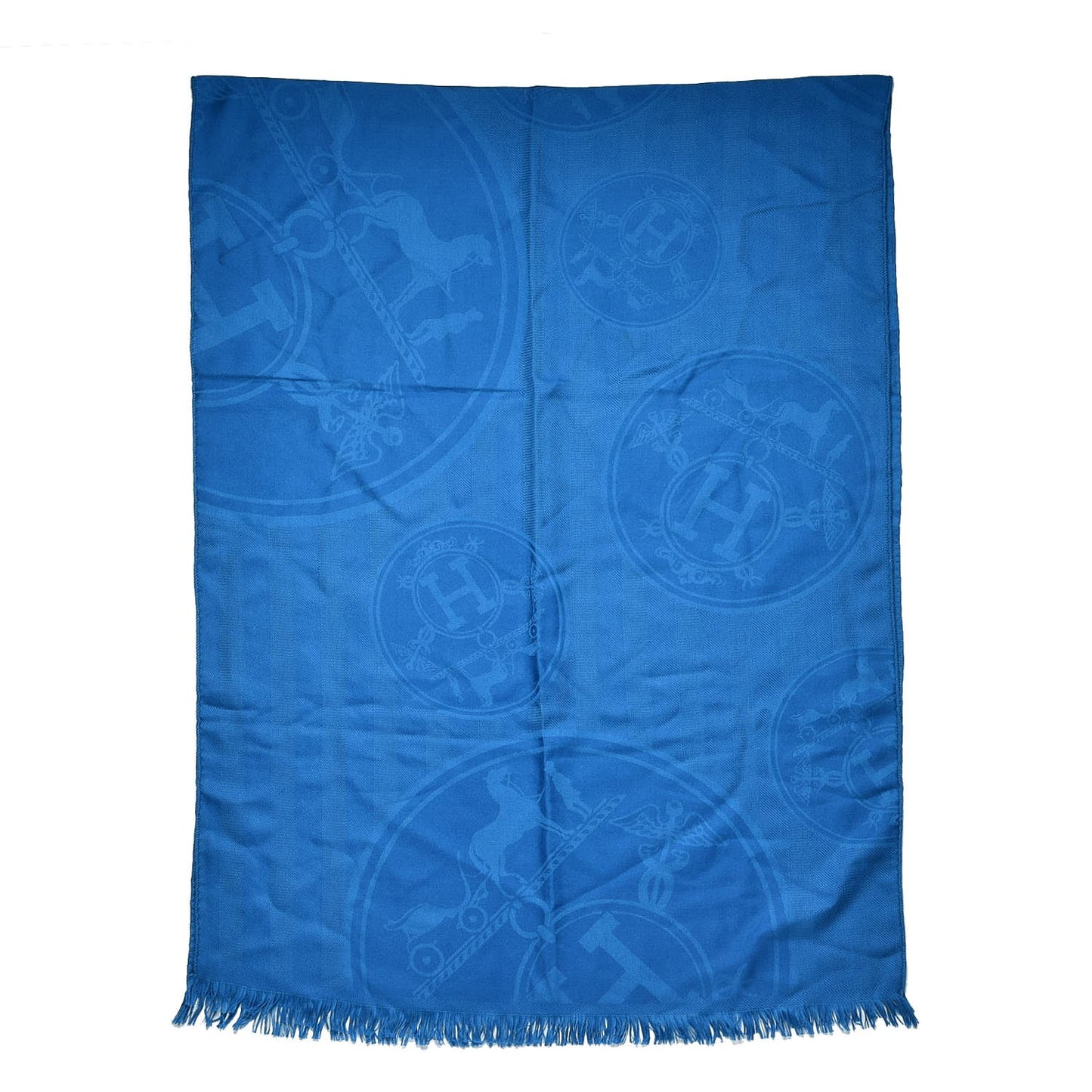 Cashmere Silk New Libris Stole Cobalt