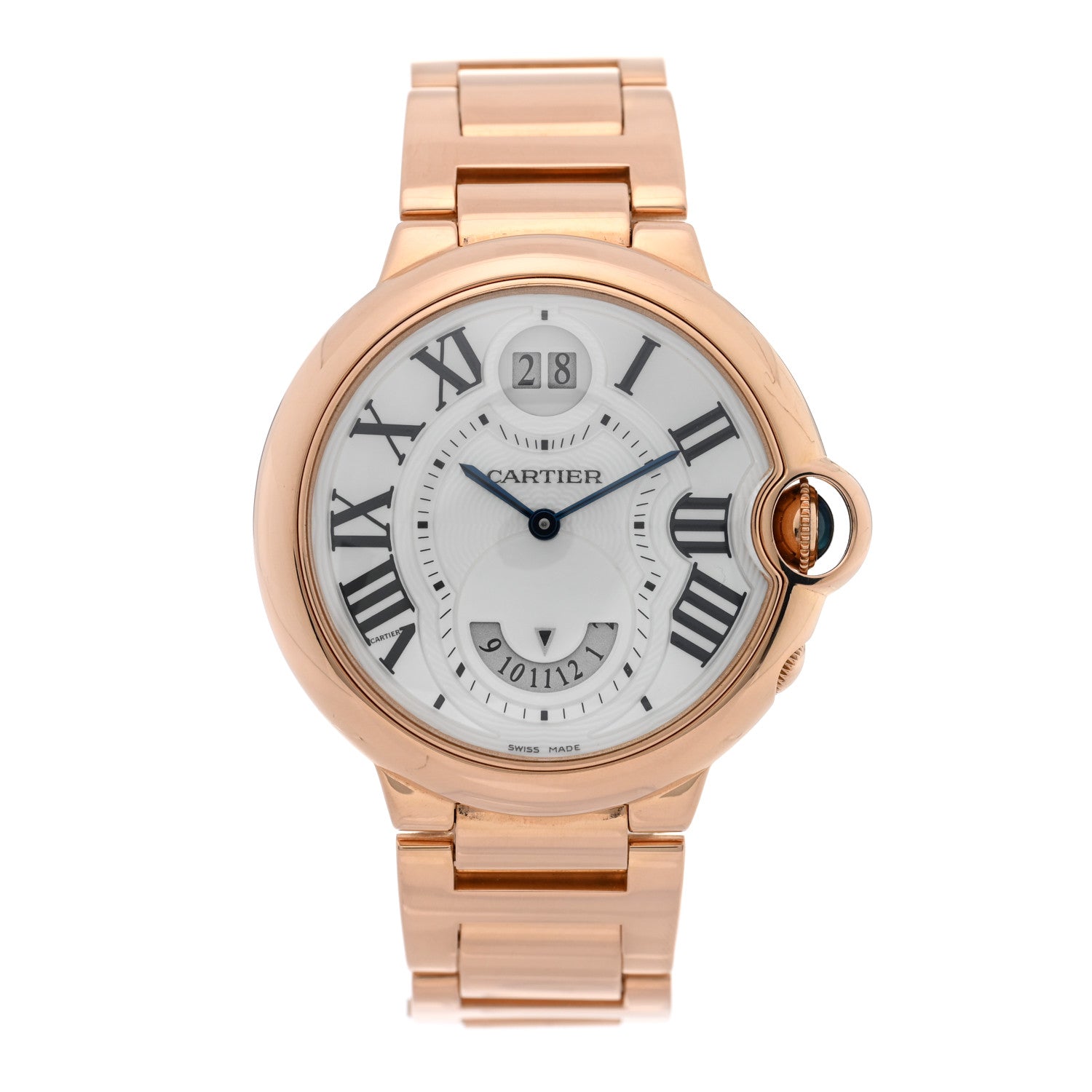 Cartier 18K Pink Gold 38mm Ballon Bleu De Cartier Automatic Watch 1 of 5