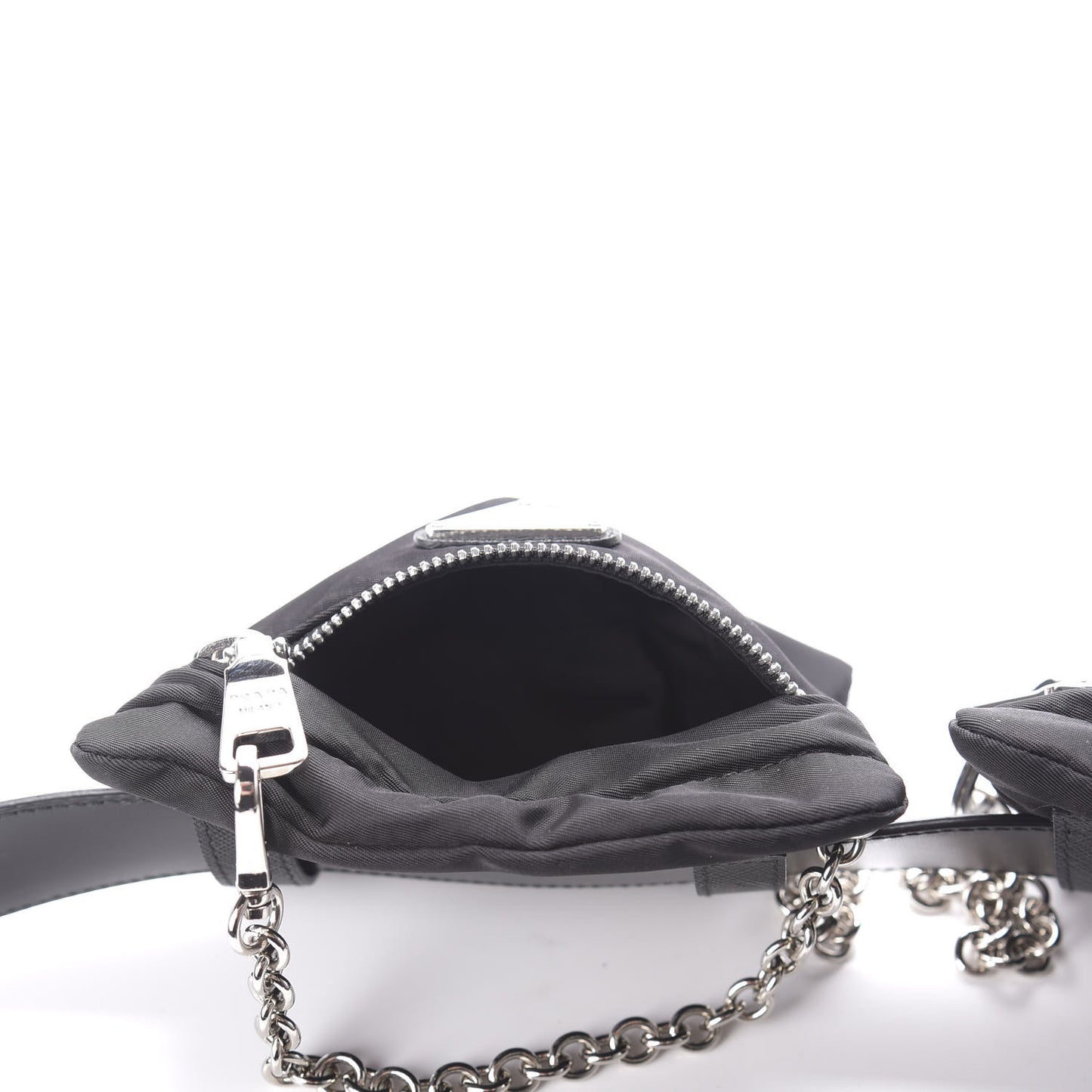 Tessuto Nylon Saffiano Belt Bag 100 40 Black