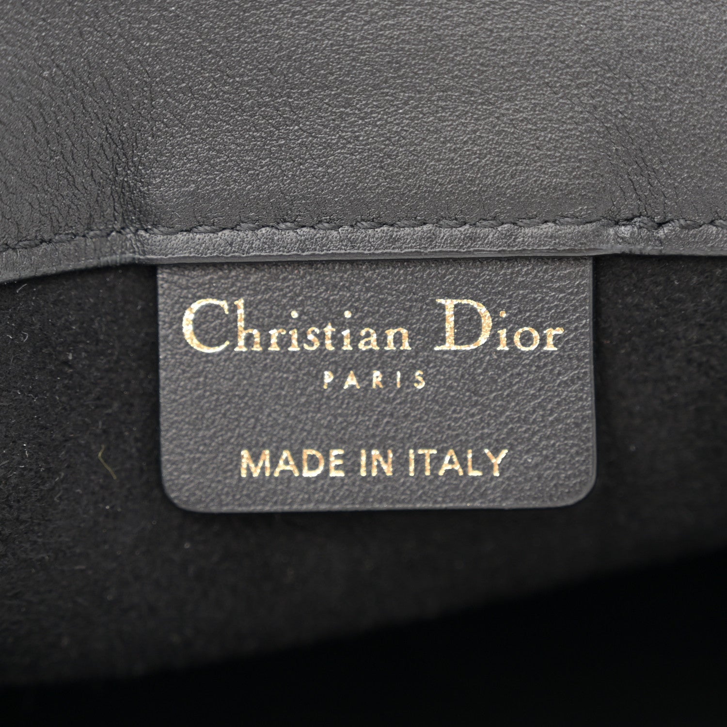 Christian Dior Calfskin Embossed Medium Book Tote Black 6 of 11