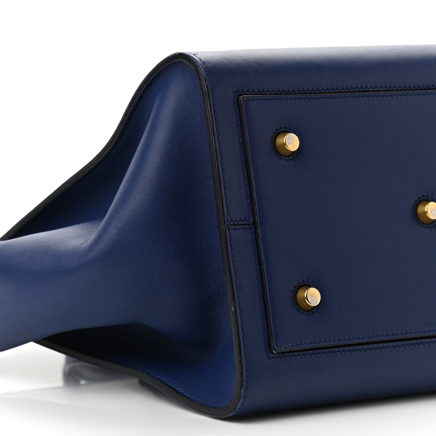 Celine Smooth Calfskin Small Tie Knot Tote Dark Indigo 9 of 10