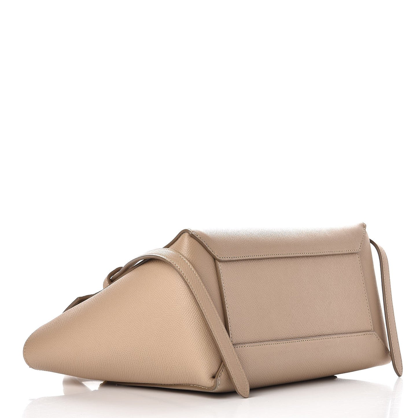 Grained Calfskin Micro Belt Bag Light Taupe