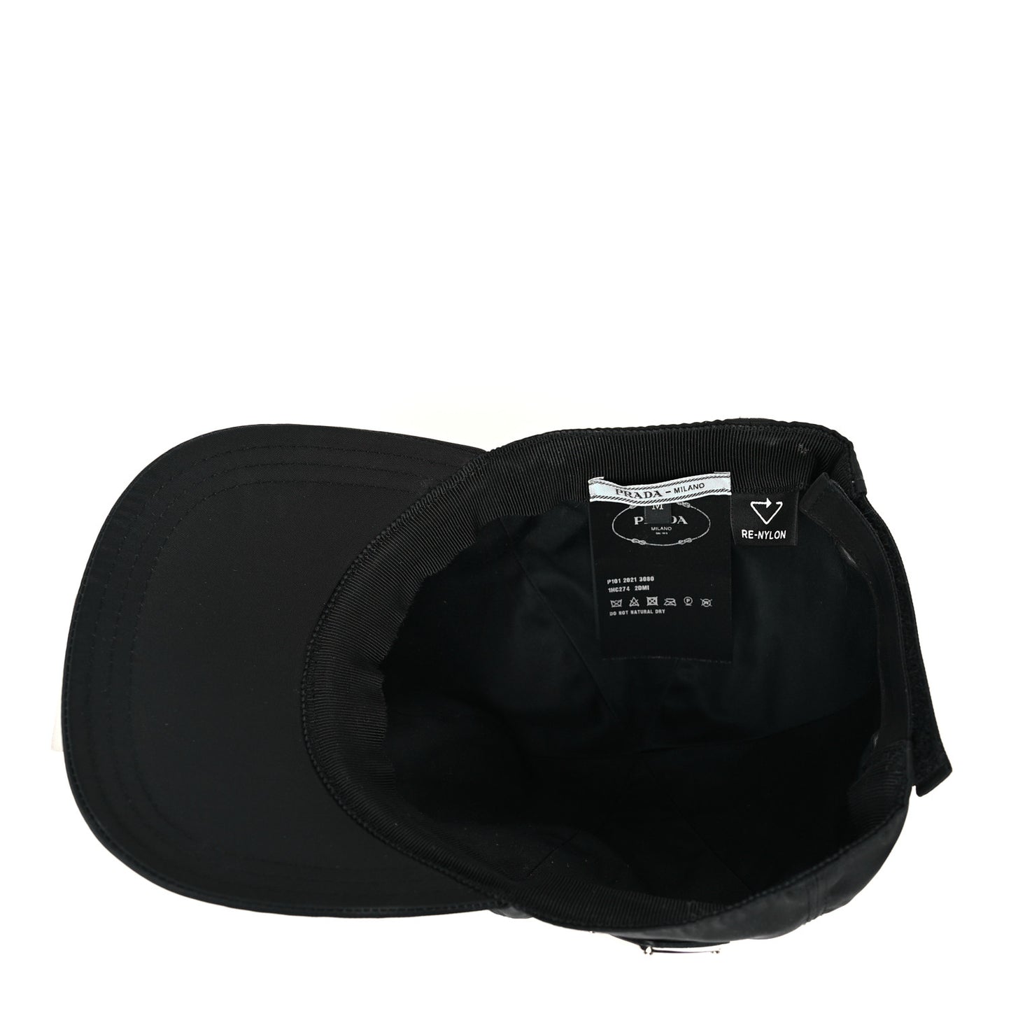 Re-Nylon Womens Baseball Cap M Black