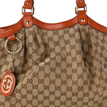 Gucci Monogram Medium Sukey Tote Orange 8 of 12