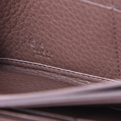 Gucci Dollar Calfskin Zip Around Wallet Rosy Phard 5 of 8