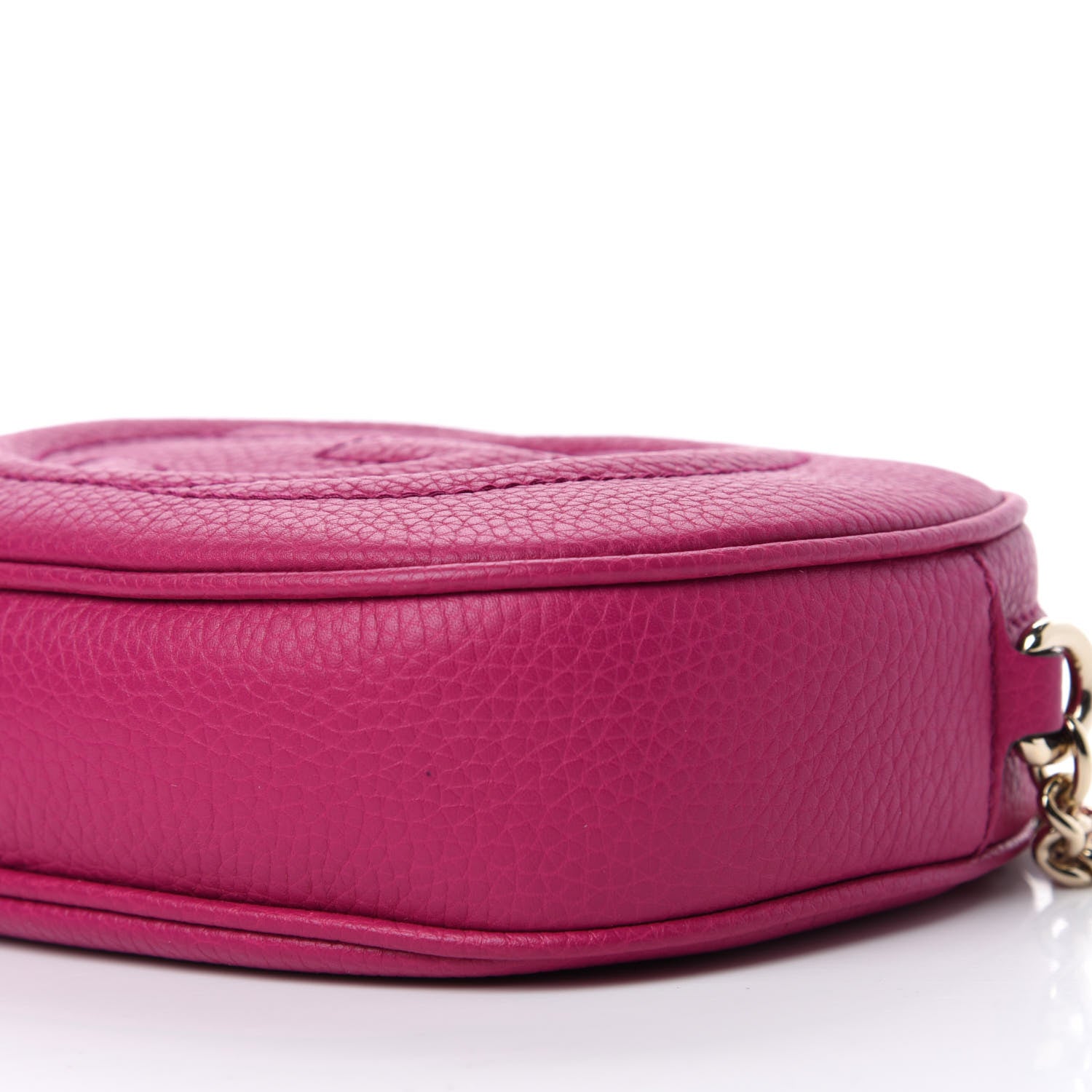Gucci Cellarius Calfskin Mini Soho Chain Bag Bright Bouganville 7 of 11