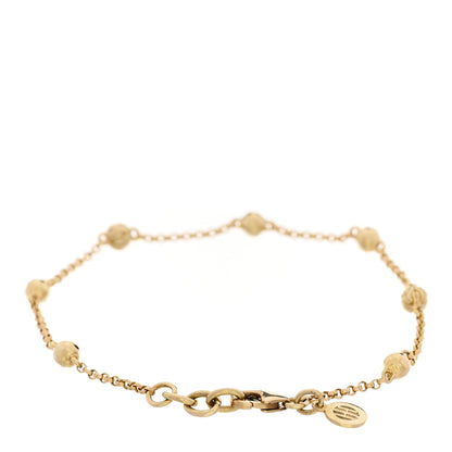 John Hardy 18K Yellow Gold Ball Station Bracelet 2 of 3
