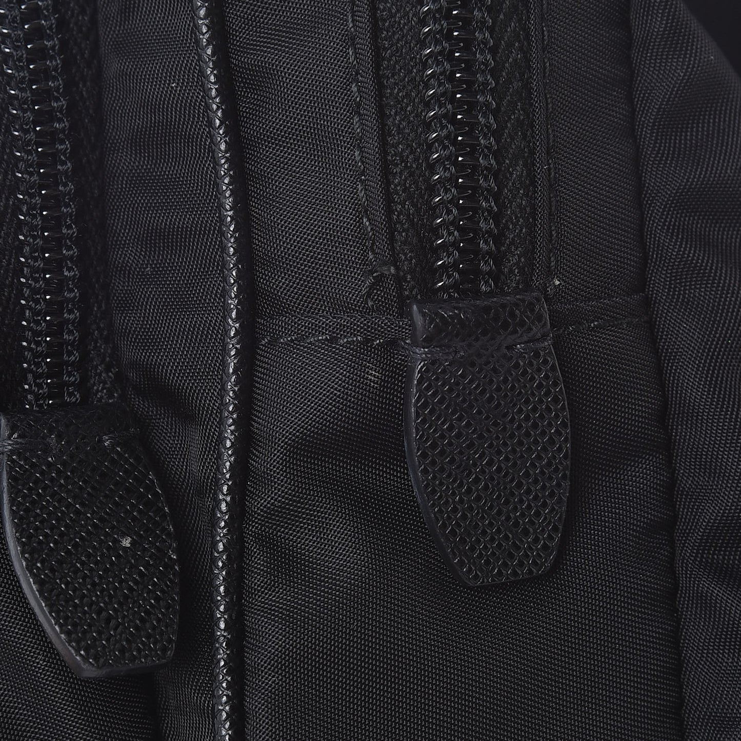 Tessuto Nylon Saffiano Belt Bag Black