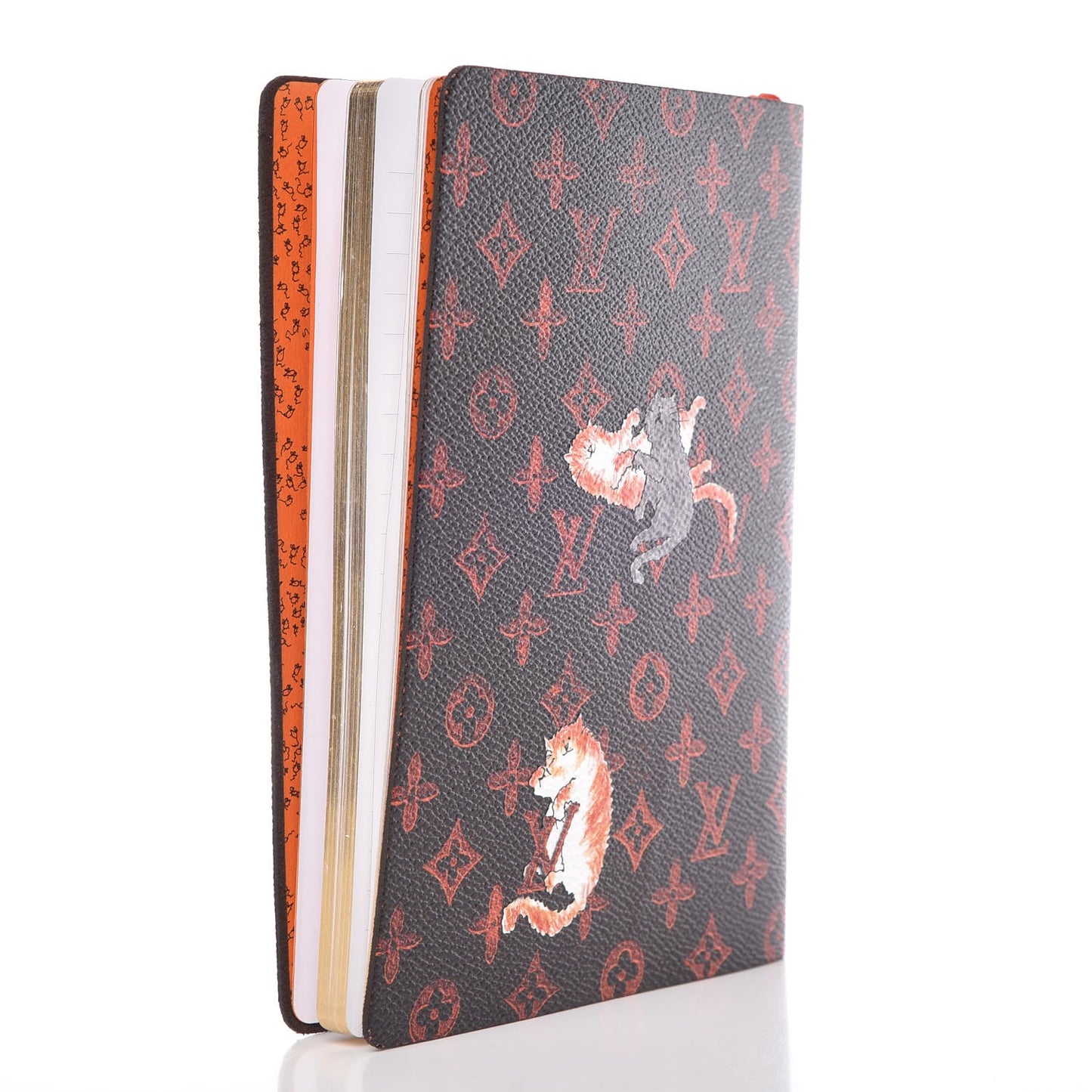 Catogram Clemence Notebook MM Marron