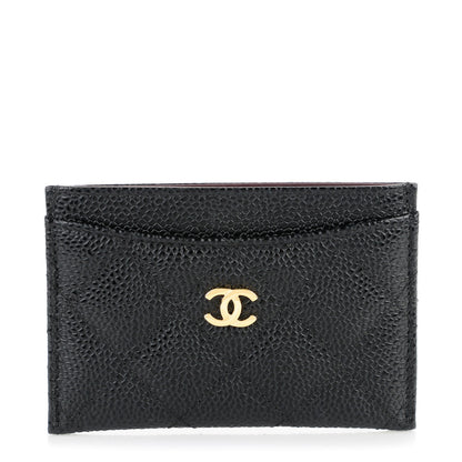 Chanel Caviar Quilted Card Holder Black 1 of 8