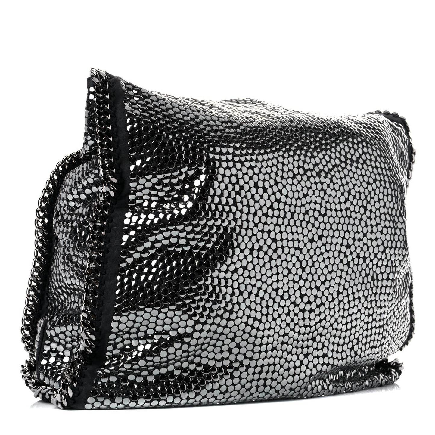 Studded Eco Suede Falabella Tote Black