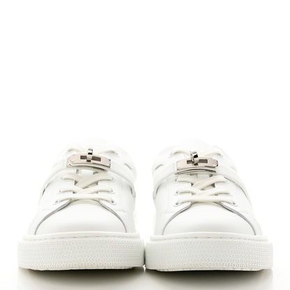 Hermes Calfskin Day Sneakers 40.5 White 2 of 9