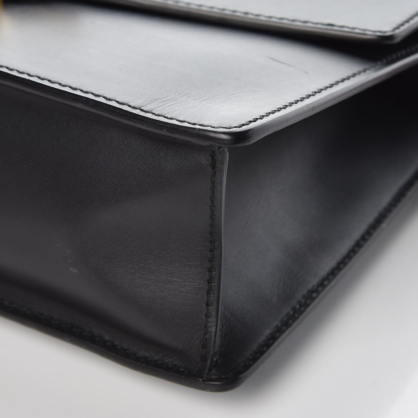 Calfskin Small Sylvie Shoulder Bag Black
