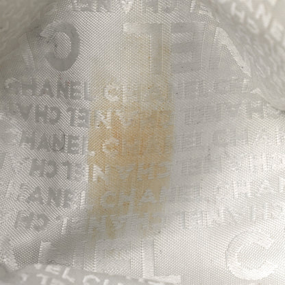 Chanel Caviar Perforated Pulley Shoulder Bag White 10 of 18