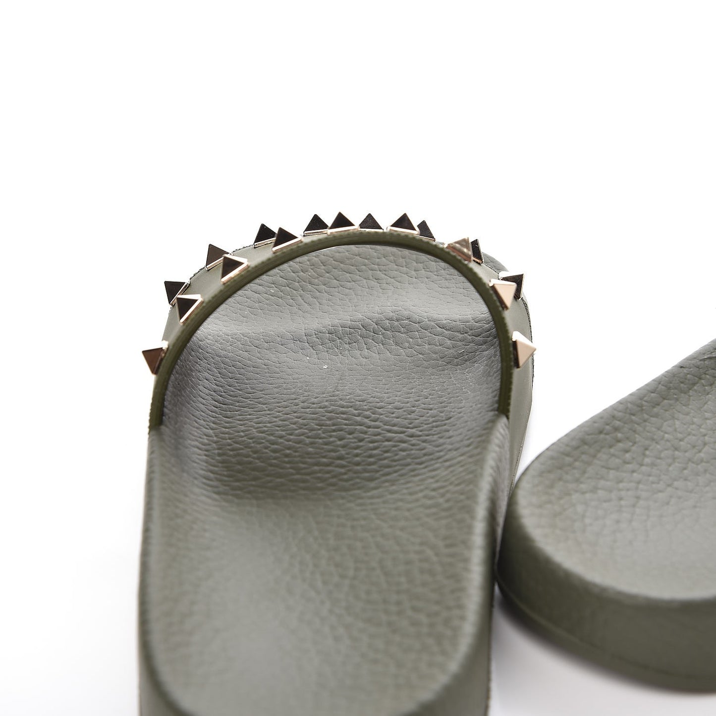 Rubber Rockstud Slide Sandals 36 Oasis