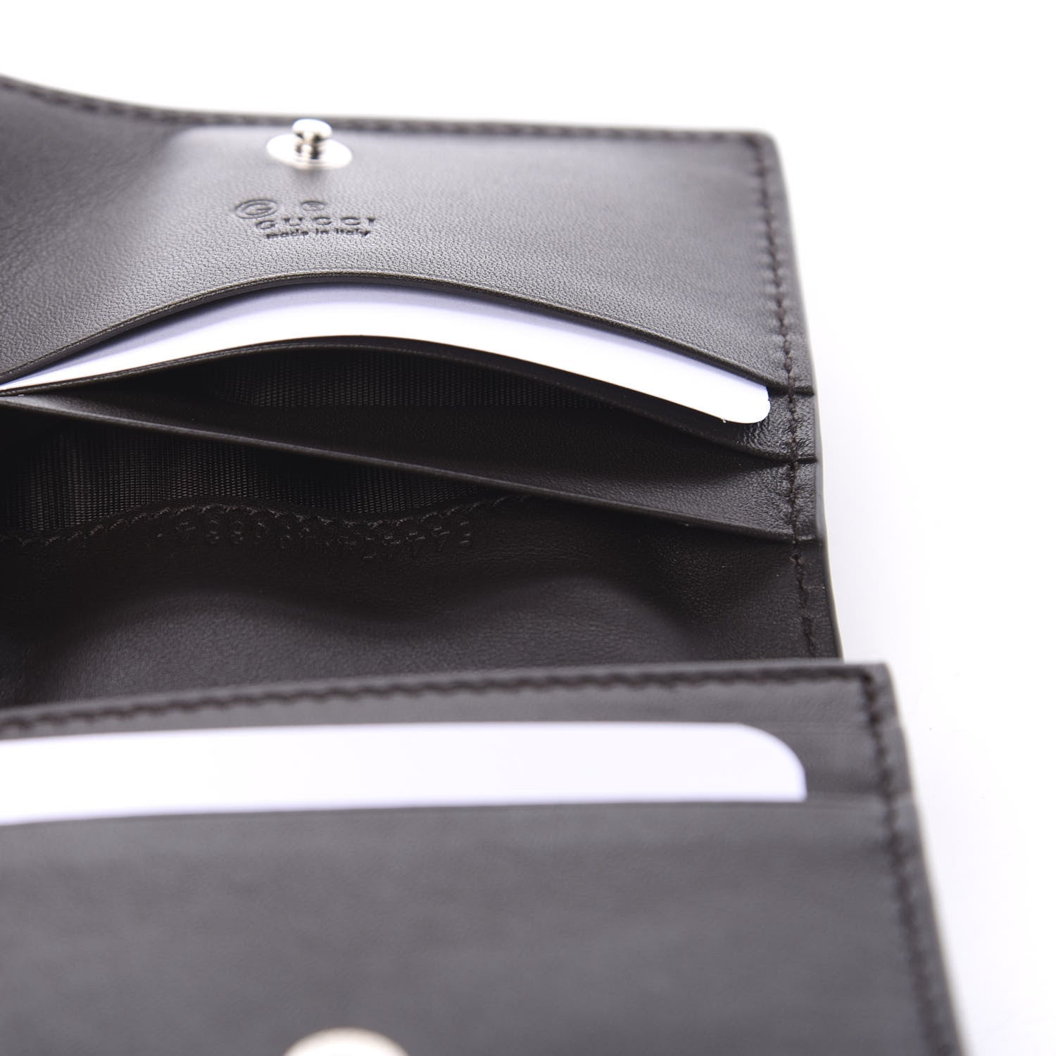 Gucci Microguccissima Card Case Wallet Testa di Moro 6 of 7