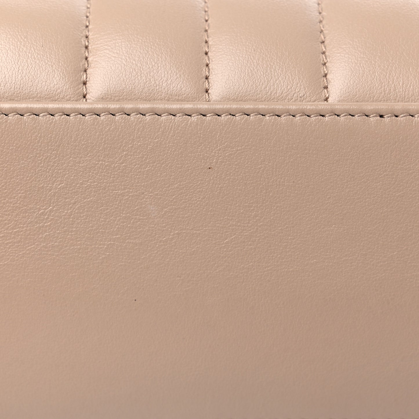 Calfskin Y Quilted Monogram Small Loulou Chain Satchel Dark Beige