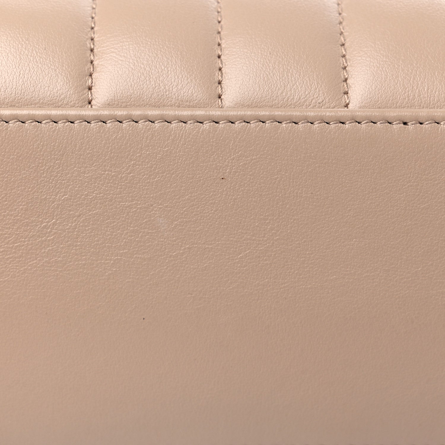 Saint Laurent Calfskin Y Quilted Monogram Small Loulou Chain Satchel Dark Beige 9 of 10