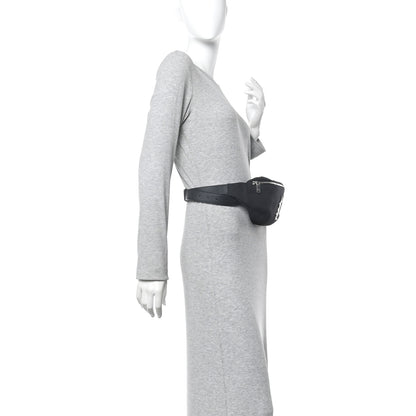 Saint Laurent Canvas Monogram Belt Bag Black 2 of 9