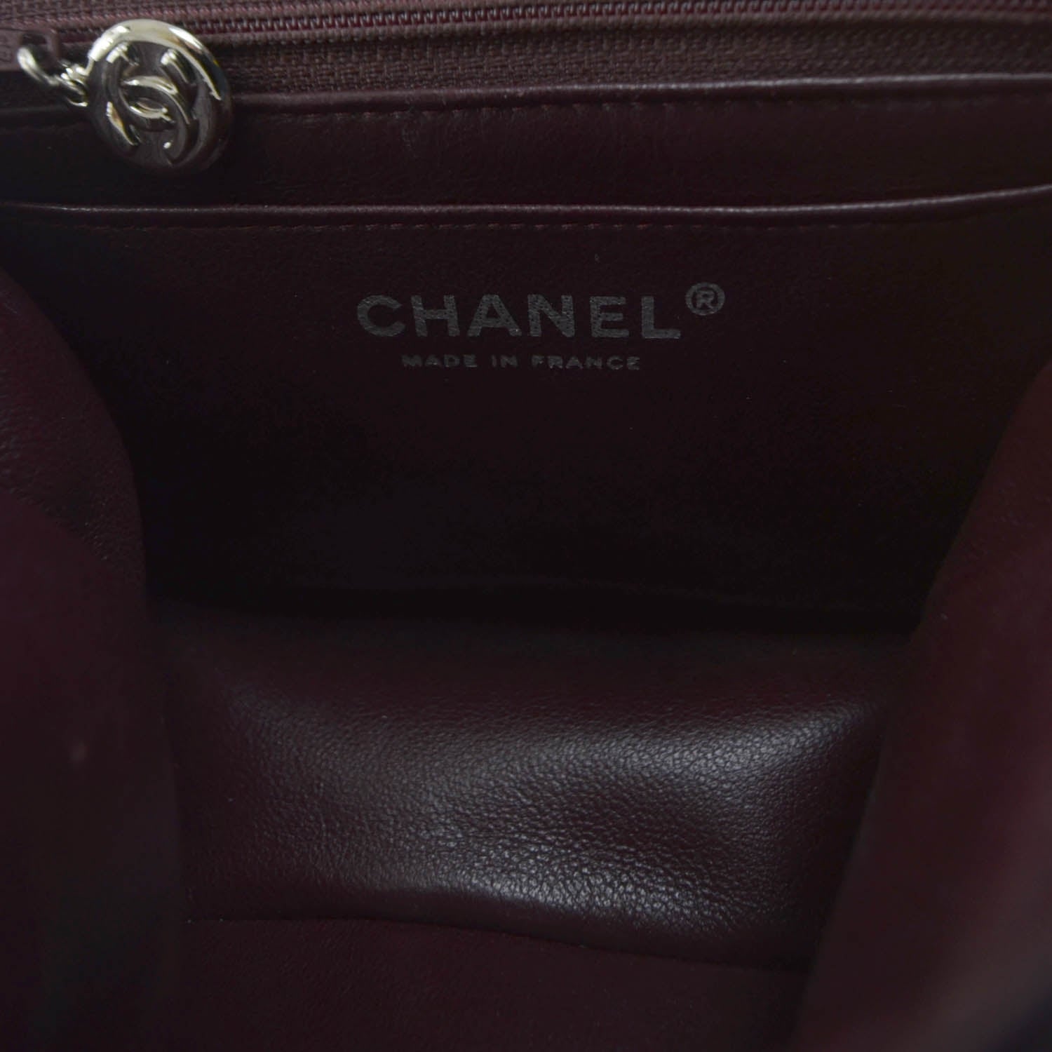 Chanel Lambskin Quilted Mini Flap Black 9 of 13