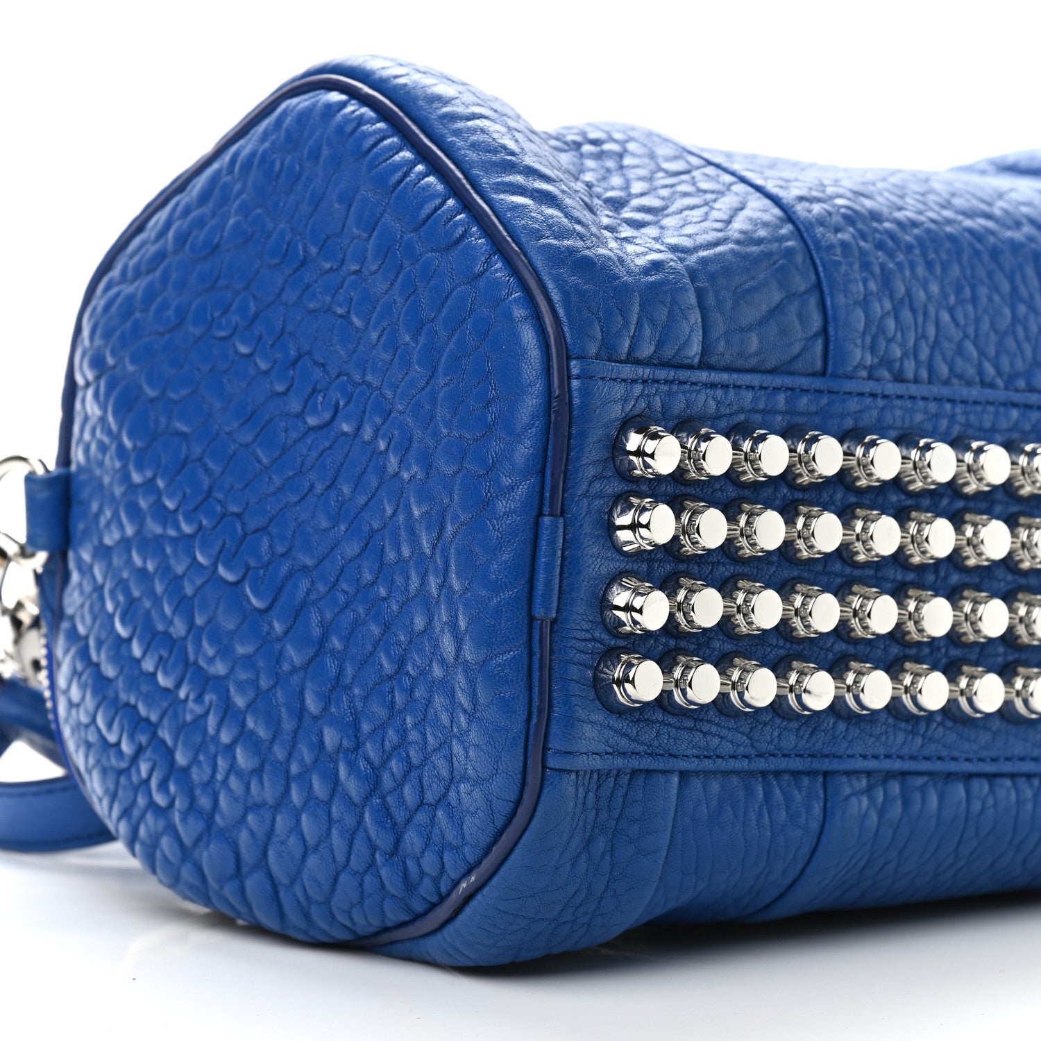 Alexander Wang Pebbled Lambskin Rockie Royal Blue with Rhodium Hardware 5 of 8