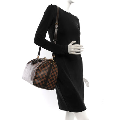 Louis Vuitton Damier Ebene Speedy Bandouliere 35 2 of 10